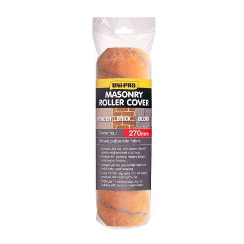 Uni-Pro 270mm 21mm Nap Masonry Roller Cover - 0411668