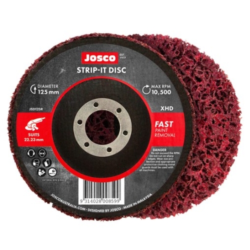Josco 125mm Grinder Multi Strip Discs - 0413231