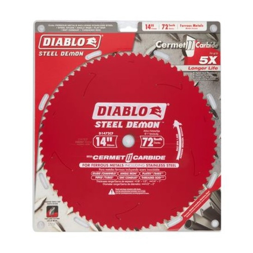Diablo 356mm 72T Ferrous Metals STEEL DEMON Saw Blade