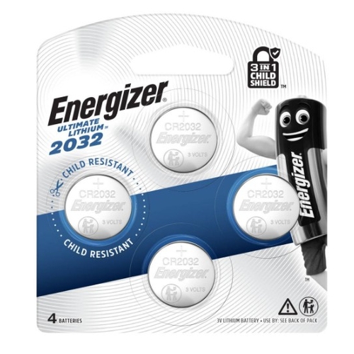 Energizer 2032 Ultimate Lithium Coin Battery - 4 Pack396 - 0505396