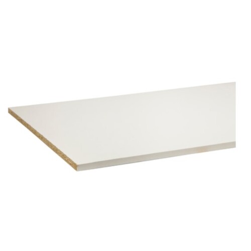 2400 x 595mm 16mm Melamine Particleboard White