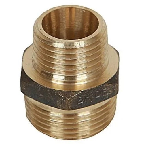 Brasshards 20 x 15mm Brass Threaded Hex Reducing Nipple LF