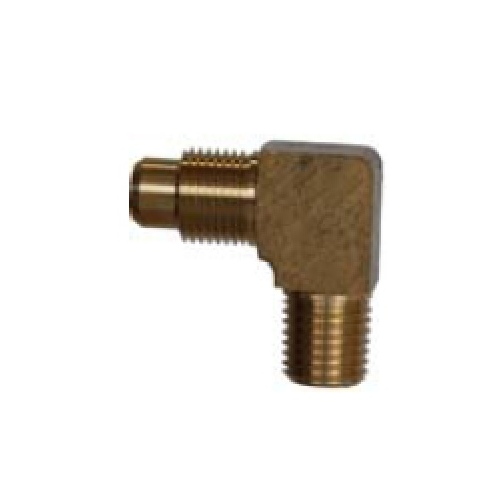 1/4 Bsp X 1/2-20Unf 90Deg Cav Fuel  Brass Fitting