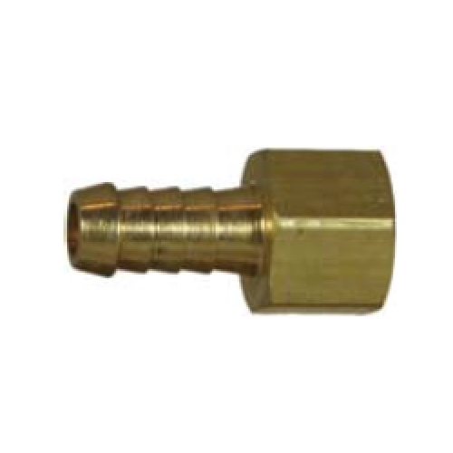 Brass Fitting Female H/Barb P10 1/4 X 1/4 07P.100404