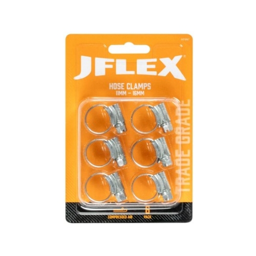 JFLEX 11-16mm Hose Clamp - 6 Pack - 0729636