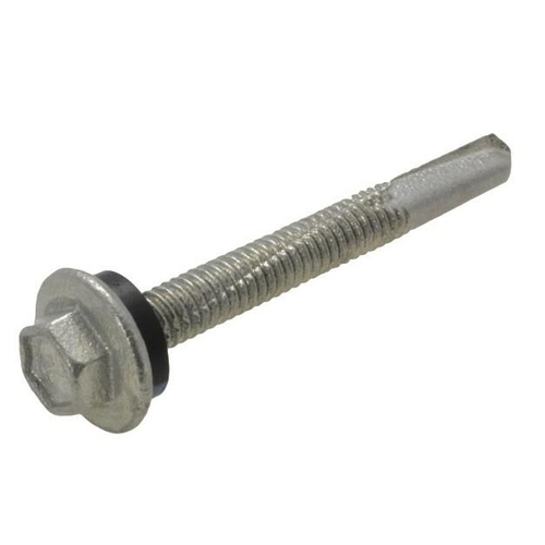 12g-24 x 32mm Full Thread NEO Hex Flange (5/16") Series 500 Fine Metal Self Drilling Screw Galvanised