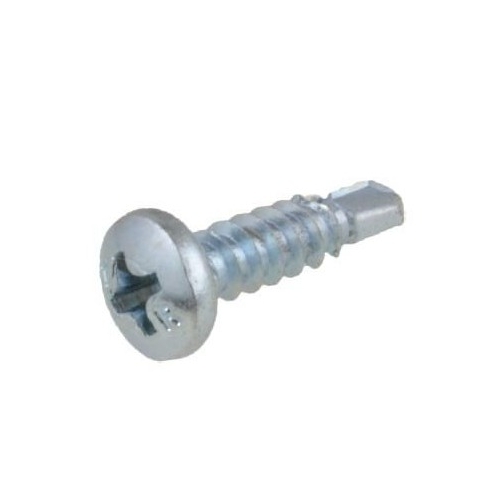 8g-18 x 25mm Full Thread Pan Phillips (PH2) Coarse Metal Self Drilling Screw Zinc Plated - 08P81825ZP
