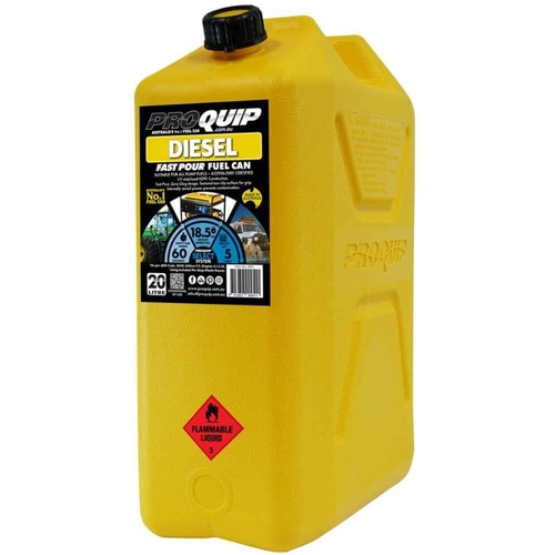 Yellow 20l Fast Flow Fuel Can