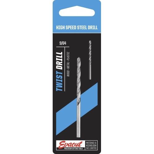 Drill Bit Hss 9/64 Evacut