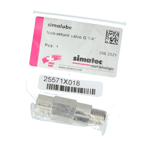 Simalube 25571X018  Sima Lube  Non-Return Valve