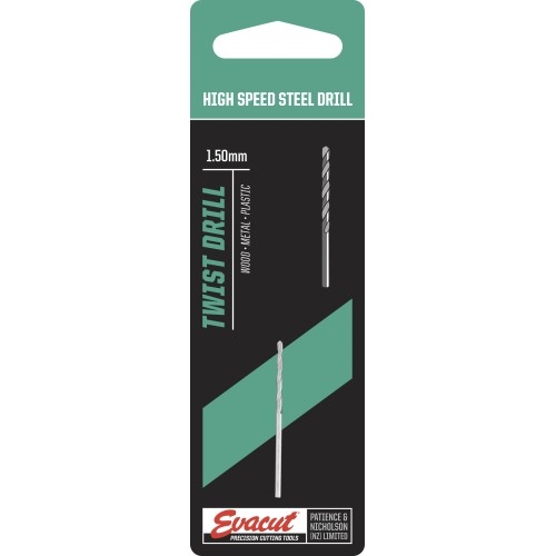 Drill Bit Hss 1.5Mm Evacut