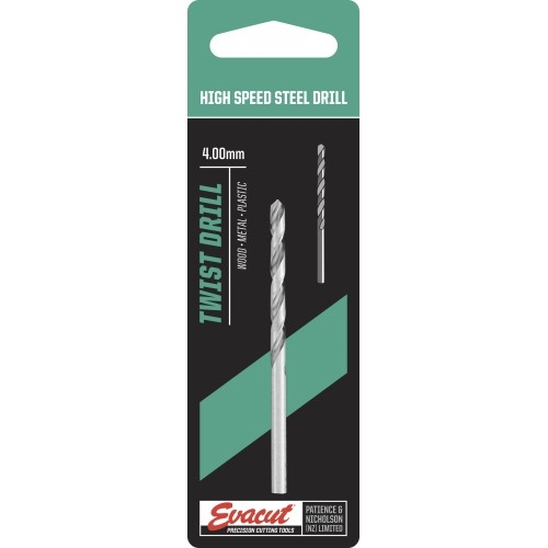 Drill Bit Hss 4.0Mm Evacut