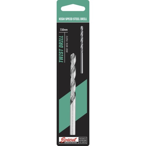 Drill Bit Hss 7.5Mm Evacut