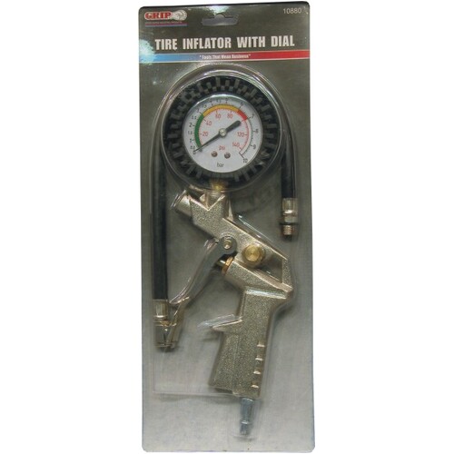 Tyre Inflator With Dial Gauge