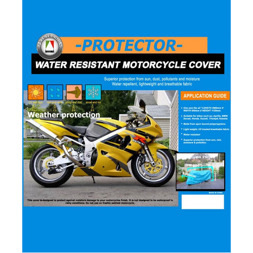 Bike Blue Material Protector