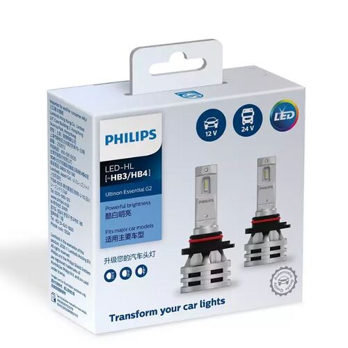 Philips Hb3/4 12V Led Ul Essentials (Pair)