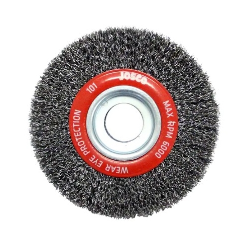 JOSCO 125mm Crimped Wheel Brush Steel Wire 101 - 118057