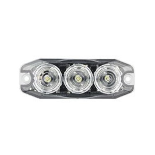 White 3 Module Led Emergency Lamp 12/24V 3M Tape Flush Mount