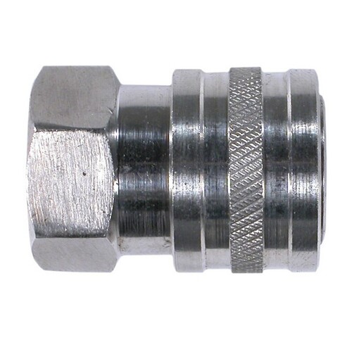 Coupler- QC Stainless Steel Inlet: 1/4F Bsp