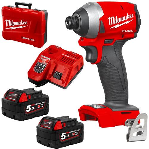 Milwaukee 18v Kit Fuel Impact Driver 5.0ah 226nm