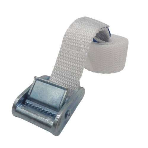 1M Cam Strap Tie Down WHITE