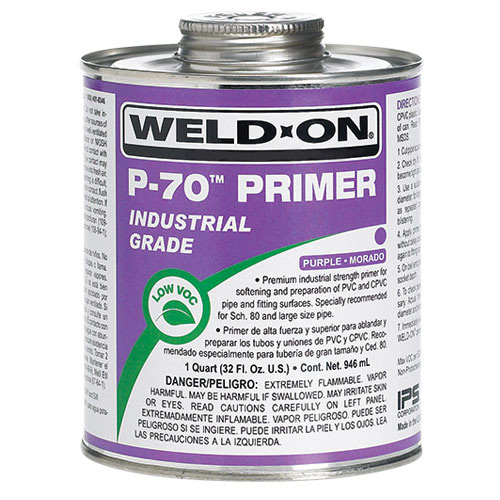 Weld ON (P70) Pvc-U Schd 80 Primer 500ml