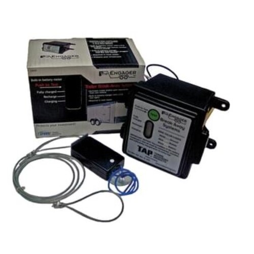 Electric Breakaway Engager Kit 2 Axle Max Inc 12V 5Ah Battery and Switch