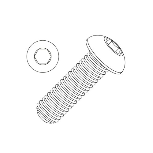 Mushroom Head Combination Roofing Bolt/Nut ZP BSW  1/4x1.1/4" - 14X1-14BWCRBN