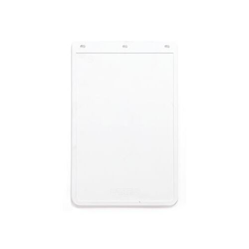 Mud Flap White 295x354mm