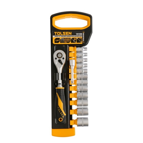Tolsen 1/4" Ratchet Handle 14 Pc