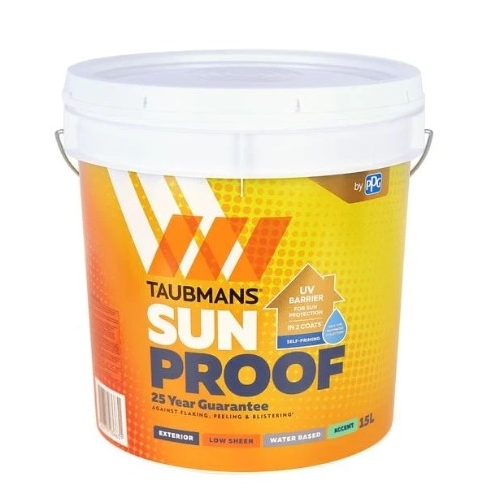 Taubmans 15L Accent Low Sheen Sunproof Exterior Paint