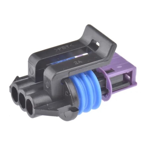 Delphi, GT 150 Automotive Connector Socket Black Cable Mount 3 Way, Crimp Termination 15491547