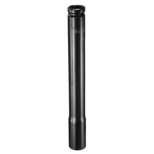 Deep Impact Socket 1/2" Square Drive by 17mm Metric 6 Point Socket 200mm (8") Extra Long High Carbon Steel Flip Socket - 1576797