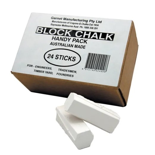 Block Chalk Handy Pack (24 pieces per pack)