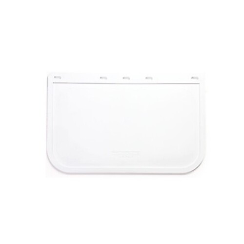 380mm drop x 605mm width White Universal Mudflap