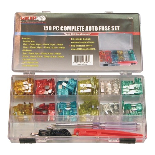 150 Pc Complete Auto Fuse Kit