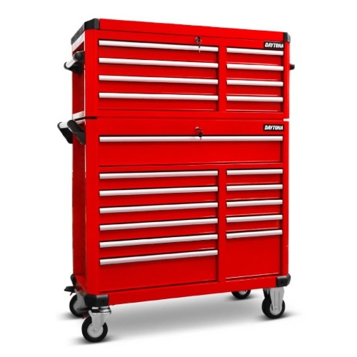 Daytona DT86B 43" Heavy Duty 8 Drawer Tool Chest & 12 Drawer Tool Box Roller Cabinet - 16288431