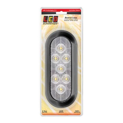 Led Reverse Lamp 12/24V With Rubber Grommet And Plug