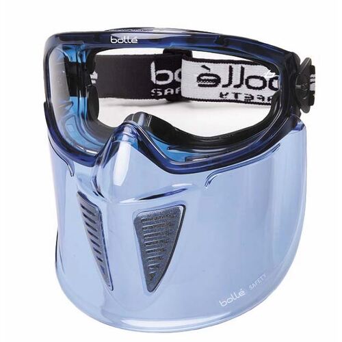 Goggles Bolle Blast Blue Clear Wth Foam And Mouth Guard