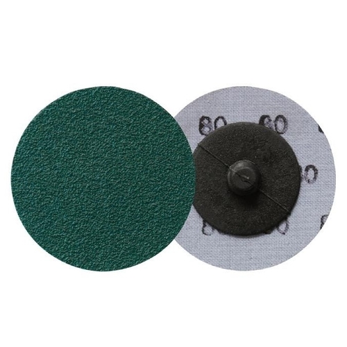 50mm x 120 Grit Medium Quick Change Roloc Disc Green
