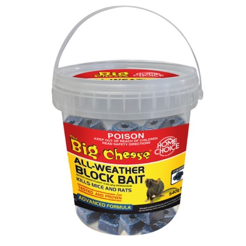 The Big Cheese 27 x 20g Home Choice All Weather Block Bait