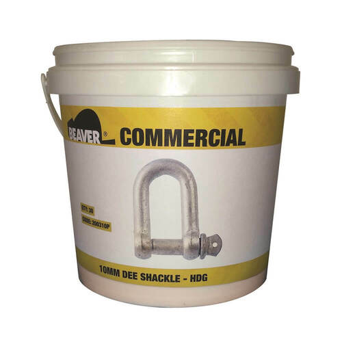 D Shackle Gal 8mm Gal Pail (250)