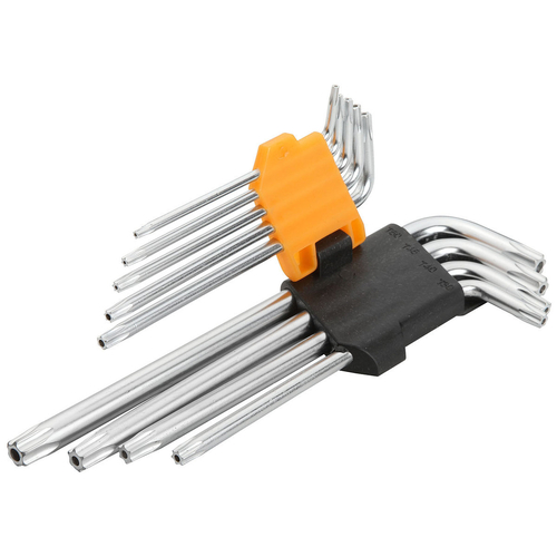 9PCS TORX LONG ARM HEX KEY SET