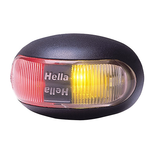 Side Marker Light Red/Amber Led 9 To 33V