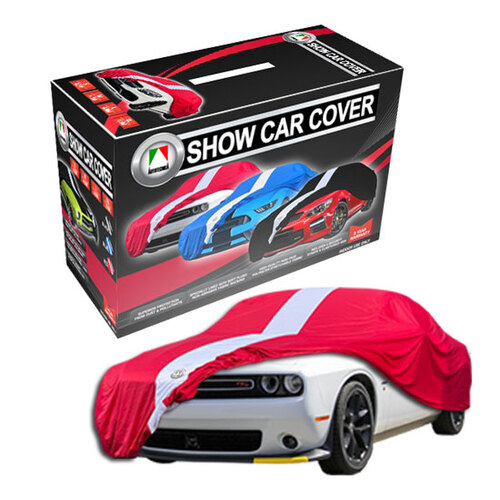 Show Car Cover Medium Red Up To 4.5M