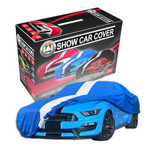 Show Car Cover Large Blue Up to 4.9M