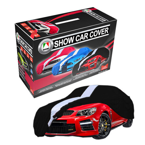 Show Car Cover Xlarge Black Up to 5.5M