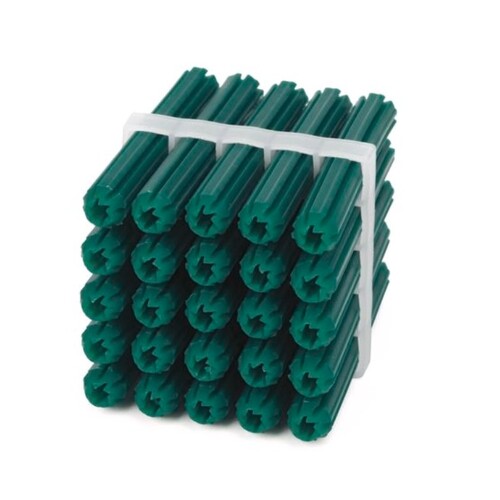 Ramset 7 x 50mm Green Wall Plugs - 25 Pack