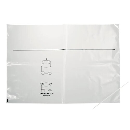 Dust bag VC 20/150-6 plastic