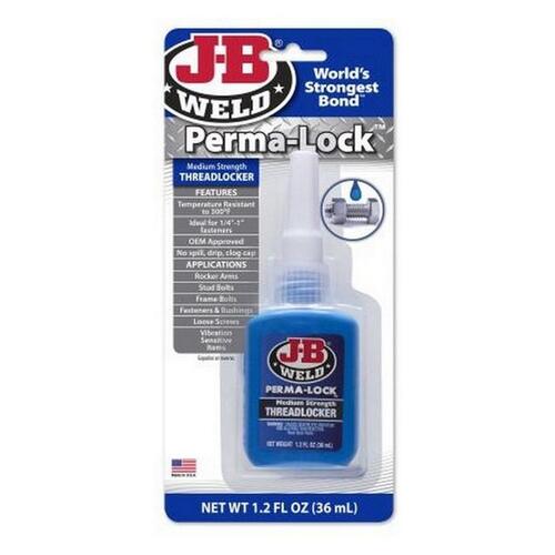 Jb Weld Perma-Lock Blue Threadlocker  Mid Strength